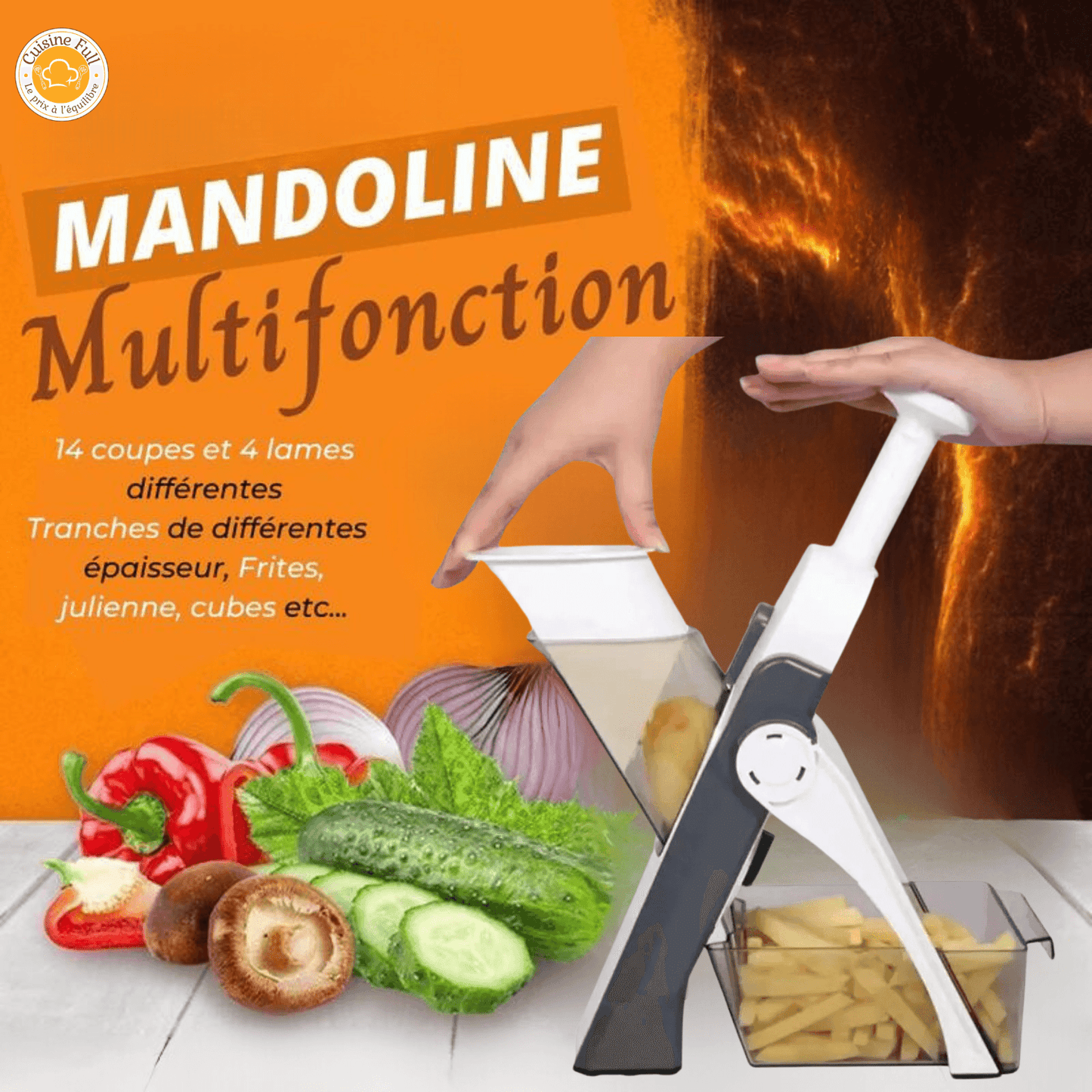 Slicer Pro™| Mandoline Multifonction - CuisineFull