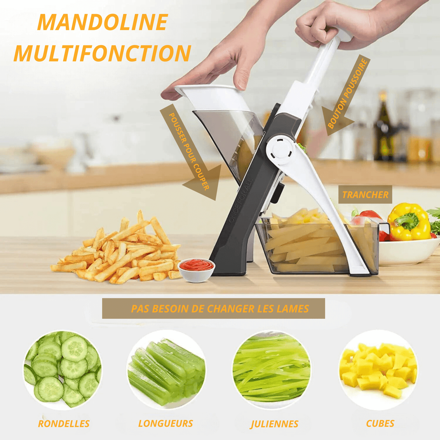Slicer Pro™| Mandoline Multifonction - CuisineFull